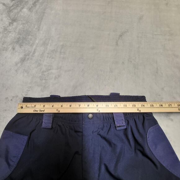 Olympic Uniforms Pants Mens Medium Navy Snow Ski Shell Mesh Lined Cargo Made USA - Picture 8 of 10